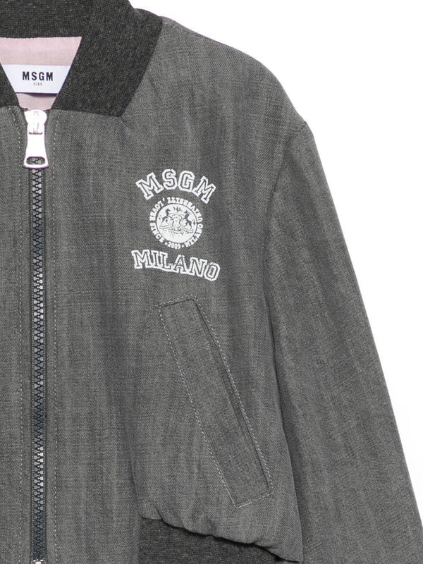 Giubbino con logo stampato S6MSJGBO309 /102 MSGM KIDS 
