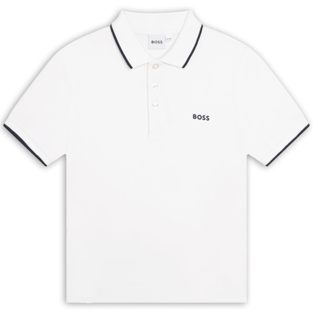 Polo con logo stampato J25P26 /10P BOSS 