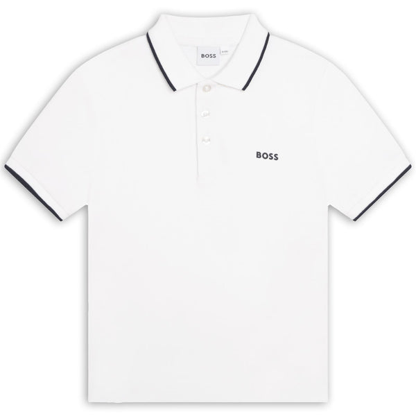 Polo con logo stampato J25P26 /10P BOSS 