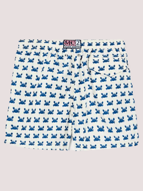 Costume jean lighting con stampa granchietti gang all-over JEA0004 /02059L MC2 SAINT BARTH 