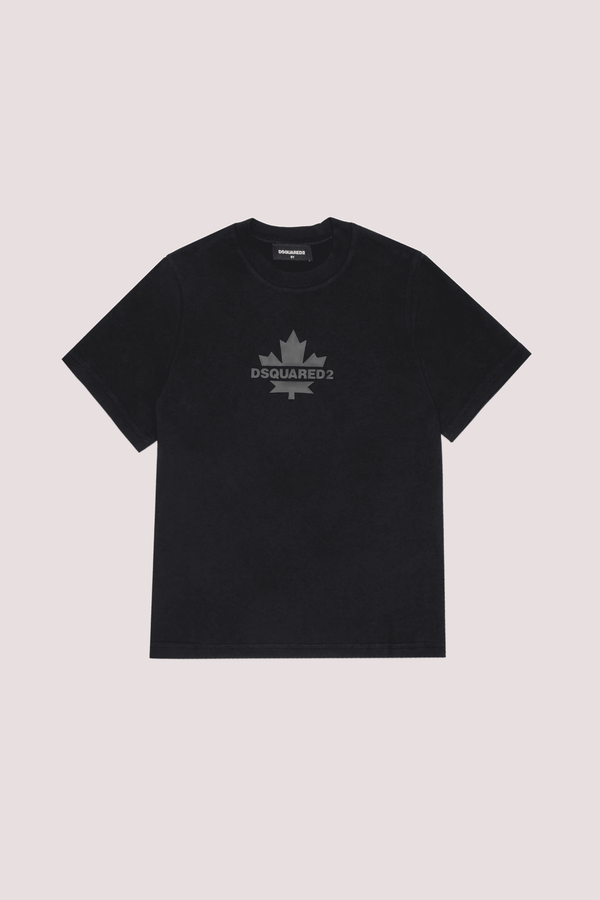 T-shirt con Maple Leaf DQ2743 D0AC7 /DQ900 DSQUARED2 JUNIOR 