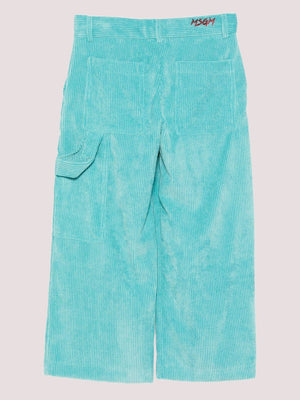 Pantaloni azzurri con tasche laterali F5MSJGPA105 /MS037 MSGM KIDS 