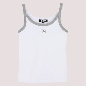Canotta con logo stampato D62613 /10P DKNY 