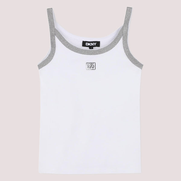 Canotta con logo stampato D62613 /10P DKNY 