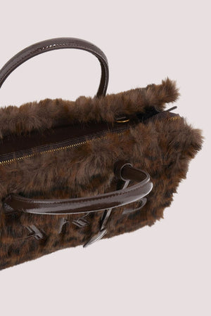 Alaska tote 1509 /UNICA/FUR LEOPARD RUE MADAM PARIS 