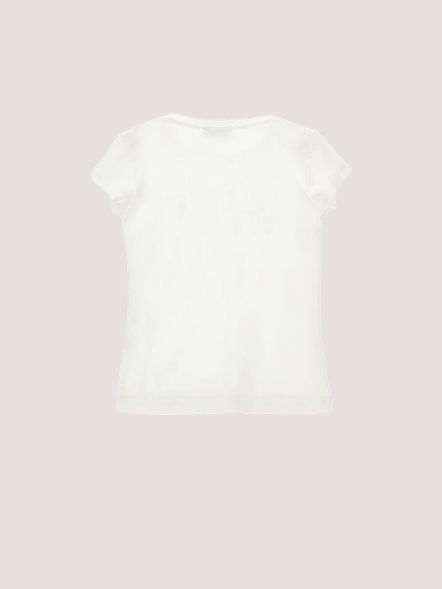 T-shirt logo e fiorellini I1G613 7201 /1 PHILOSOPHY KIDS 