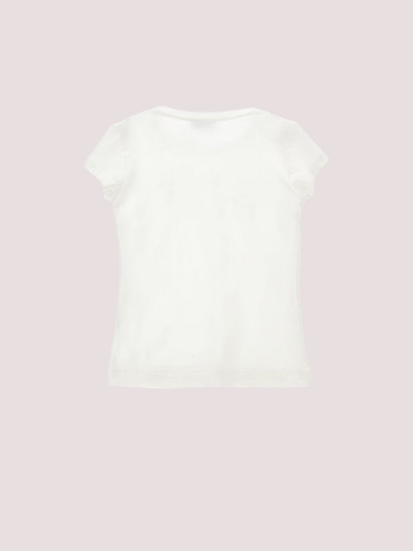 T-shirt logo e fiorellini I1G613 7201 /1 PHILOSOPHY KIDS 