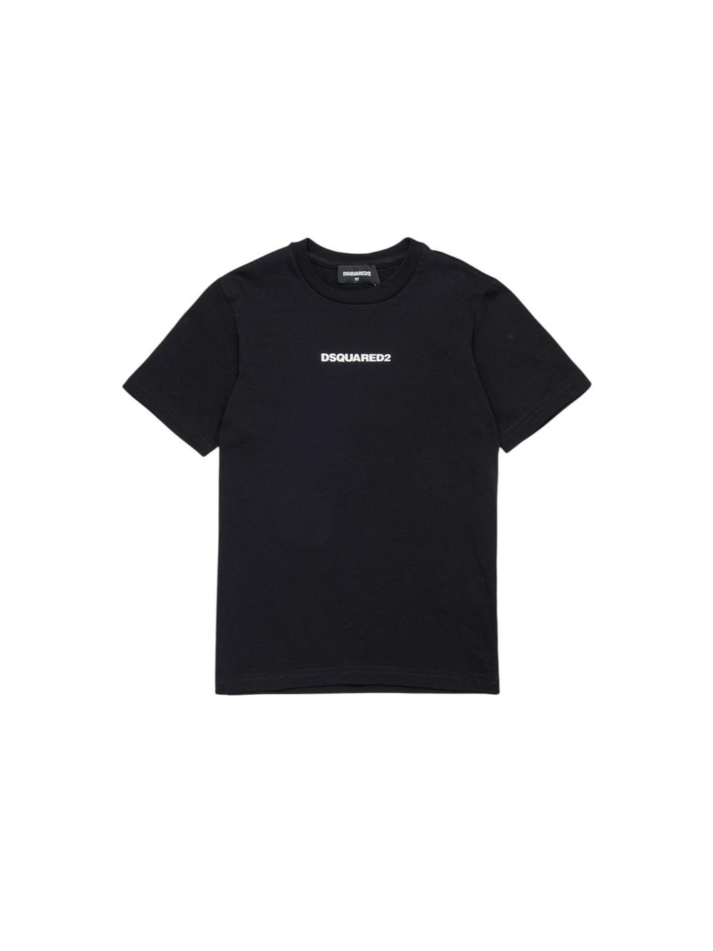 T-shirt bambino nera con logo
