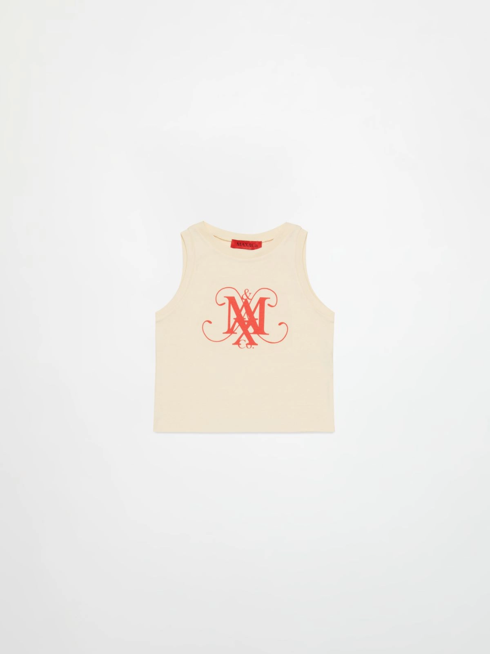 T-shirt smanicata con logo MX0284 MX00T /MX10G MAX&CO KID 