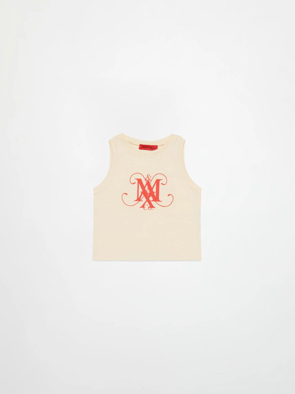 T-shirt smanicata con logo MX0284 MX00T /MX10G MAX&CO KID 