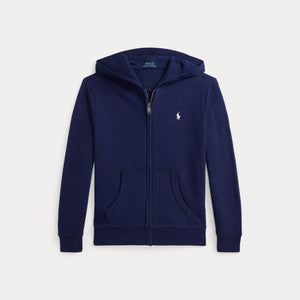 Felpa con cappuccio e zip intera in french terry 322964134 /002 POLO RALPH LAUREN 