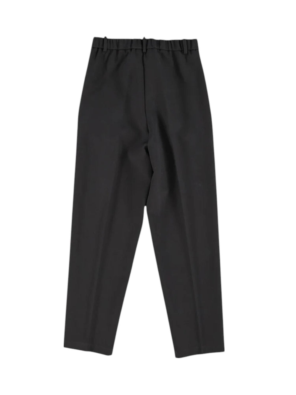 Pantalone nero elegante da bambina con pinces