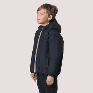 Giacca termica unisex blu per bambini con fodera in sherpa K7142TW /K89 KWAY 