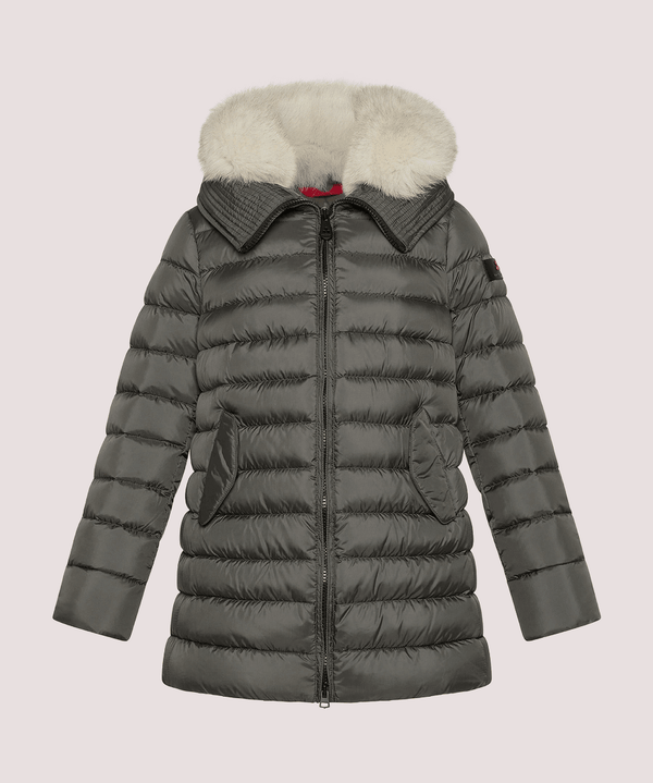 Piumino con ampio cappuccio in pelliccia PKK215501181967 /689 PEUTEREY 