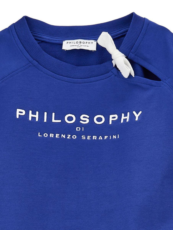 Felpa con fiocco I9G612 7031 /5601 PHILOSOPHY KIDS 