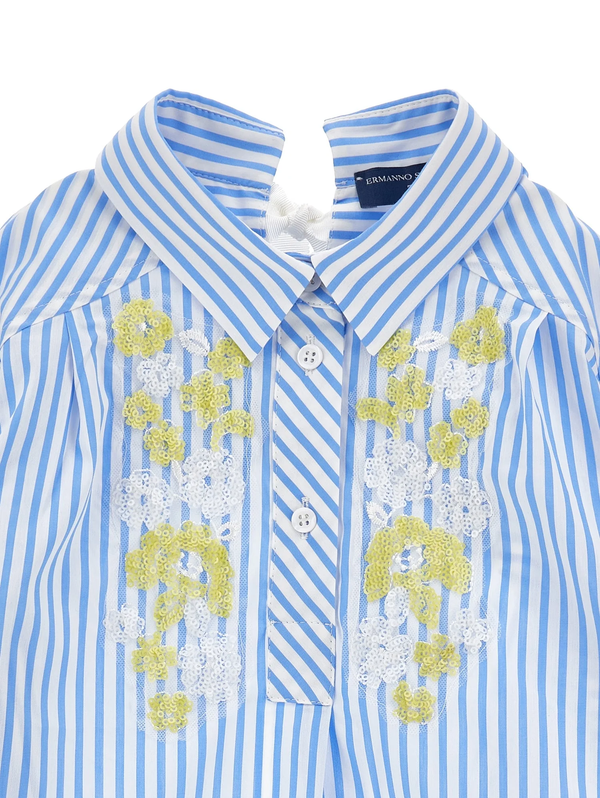 Camicia con ricami Z1G300 7168 /9958 ERMANNO SCERVINO KIDS 