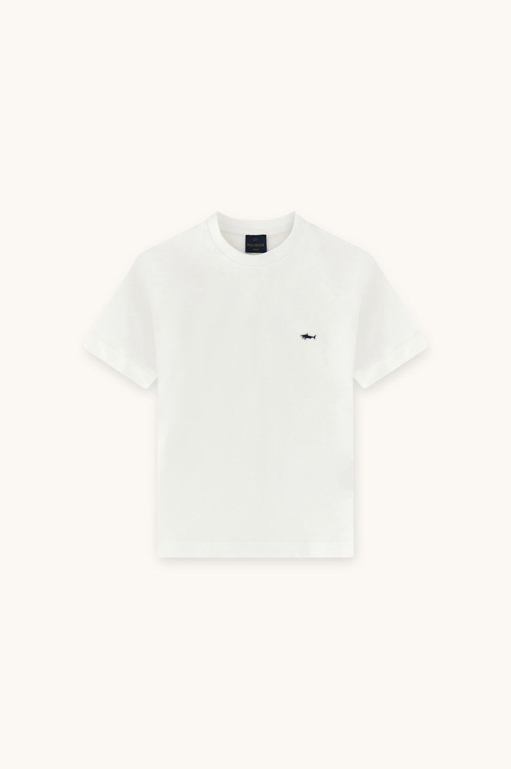 T-shirt con logo ricamato WUM004 LAA54 /10101 PAUL & SHARK 