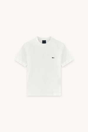 T-shirt con logo ricamato WUM004 LAA54 /10101 PAUL & SHARK 