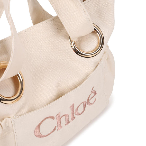 Borsa con logo ricamato sul davanti C20872 /148 CHLOE 