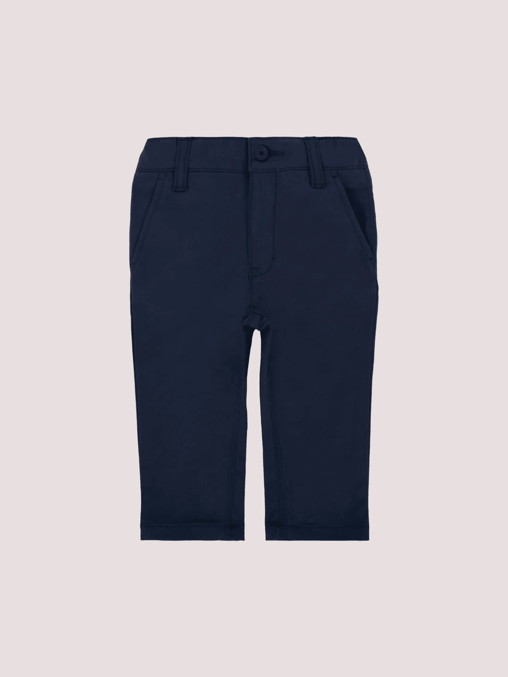 Pantaloni blu per neonato con patch logato J52705 /849 BOSS 