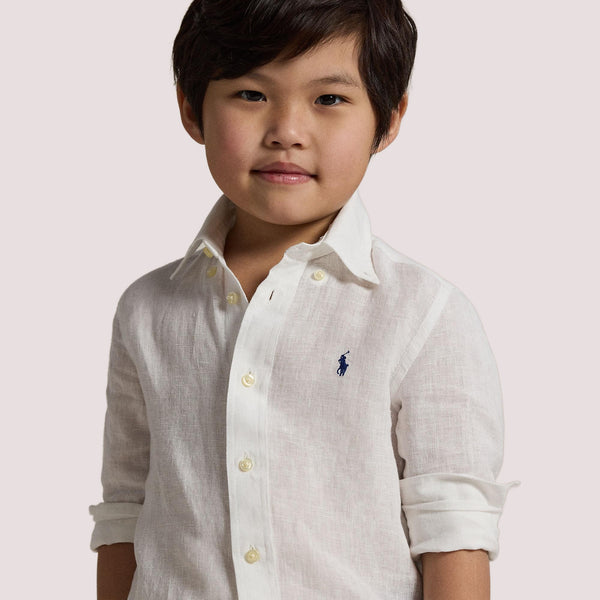 Camicia di lino 322967600 /003 POLO RALPH LAUREN 