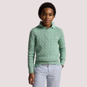 Maglione in cotone a trecce 323702674 /505 POLO RALPH LAUREN 