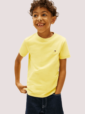 T-shirt con logo ricamato Tommy Hilfiger KB0KB06879J /ZGP TOMMY HILFIGER 