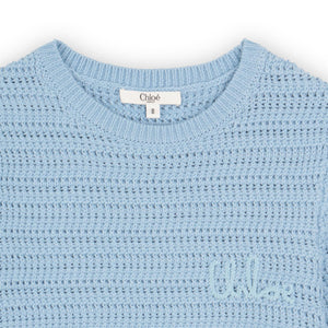 Maglione con logo ricamato C21225 /80J CHLOE 