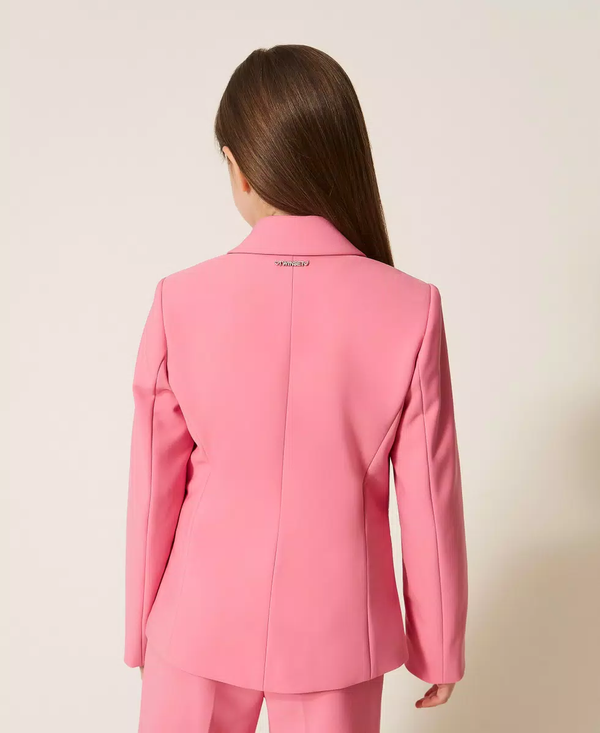 Giacca blazer in crêpe e duchesse 261GJ2Q55 /7207 TWINSET 