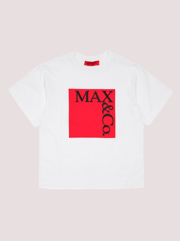 T-shirt logata. MX0005 MX057 /MX10C MAX&CO 