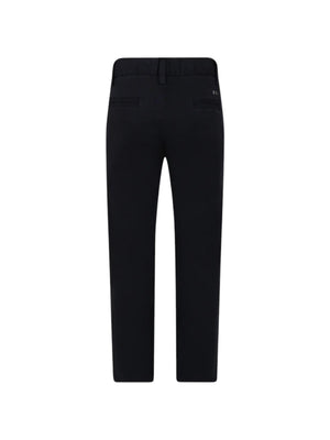 Pantalone bambino blu navy con logo
