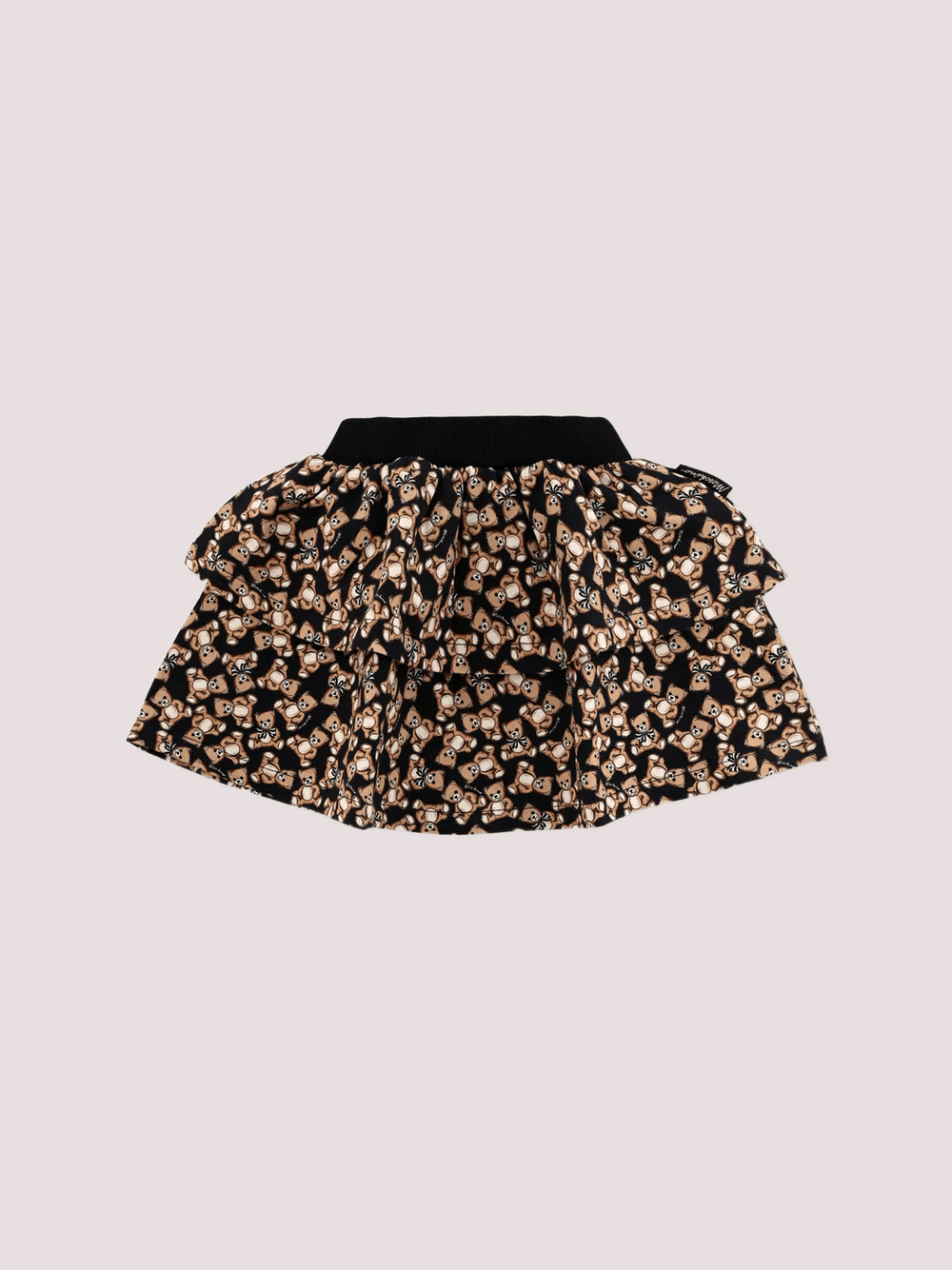 Gonna nera per neonata con Teddy Bear all over<BR/> MDJ01N LDB5C /84923 MOSCHINO 