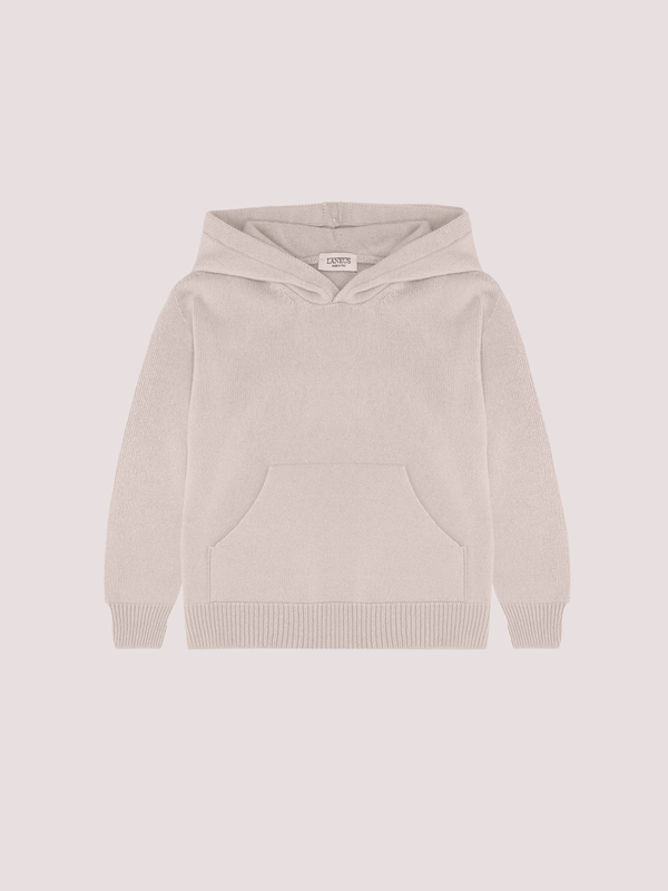 Hoodie con cappuccio in lana e cashmere F5LKJUKH039 /13 LANEUS KIDS 