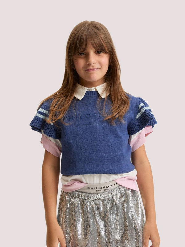 Maglia Philosophy ricamata I9G308 7034 /56 PHILOSOPHY KIDS 