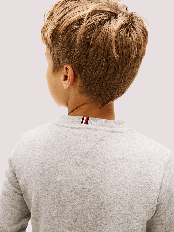 Felpa con stampa logo Tommy Hilfiger KB0KB10337T /A1G TOMMY HILFIGER 