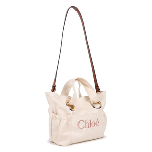 Borsa con logo ricamato sul davanti C20872 /148 CHLOE 