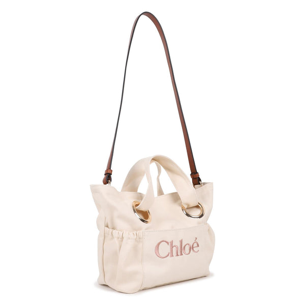 Borsa con logo ricamato sul davanti C20872 /148 CHLOE 