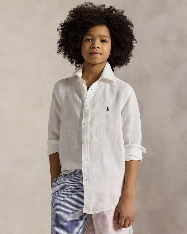 Camicia in lino 323967600 /003 POLO RALPH LAUREN 