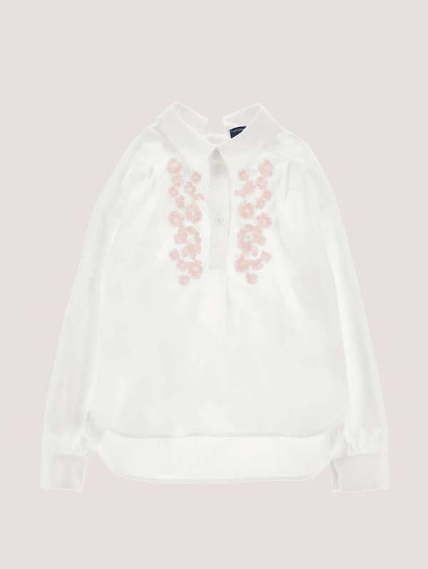 Camicia con ricami Z1G300 7168 /9992 ERMANNO SCERVINO KIDS 