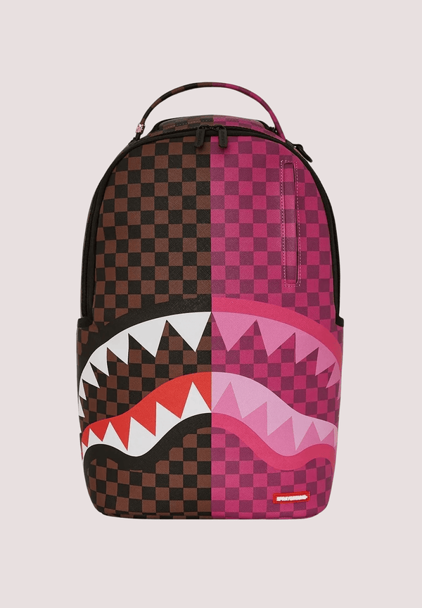 Split Sip Pink Check Dlxsv 910B6286NSZ /N/D SPRAYGROUND 
