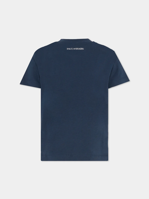 T-shirt con logo ricamato WUM004 LAA54 /42370 PAUL & SHARK 