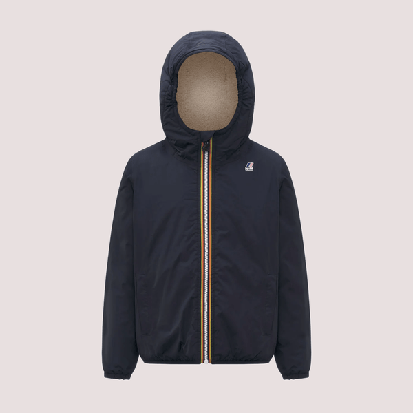Giacca termica unisex blu per bambini con fodera in sherpa K7142TW /K89 KWAY 