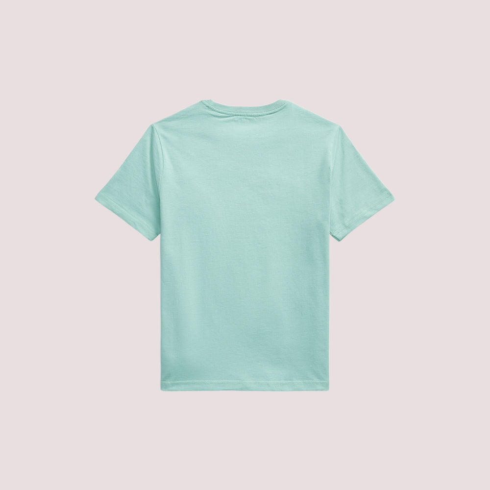 T-shirt in jersey di cotone con scollo a girocollo 323832904 /506 POLO RALPH LAUREN 