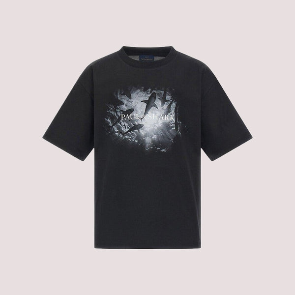 T-shirt con stampa WMM00G LAA53 /42370 PAUL & SHARK 