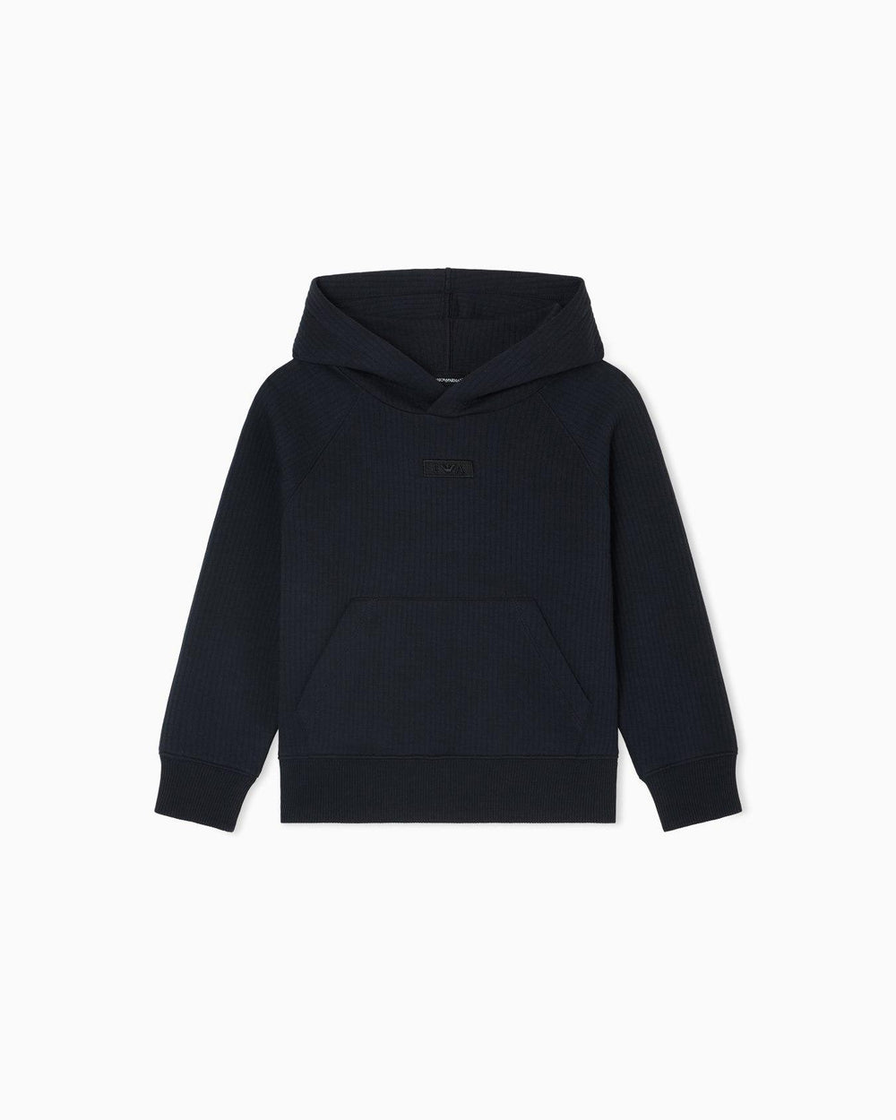 Felpa con cappuccio in jersey matelassé EB000463 AF16392 /UB118 EMPORIO ARMANI 