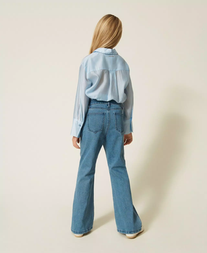Jeans flare con bottoni 261GJ2062 /3451 TWINSET 
