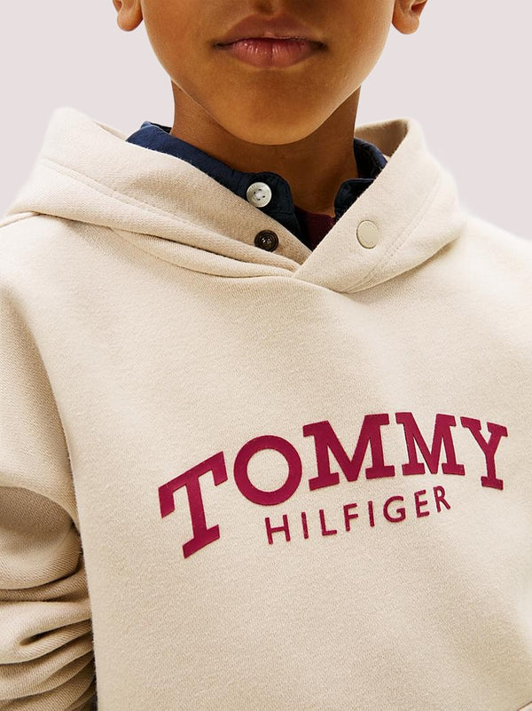 Felpa con cappuccio e logo Tommy Hilfiger KB0KB10028T /ABY TOMMY HILFIGER 