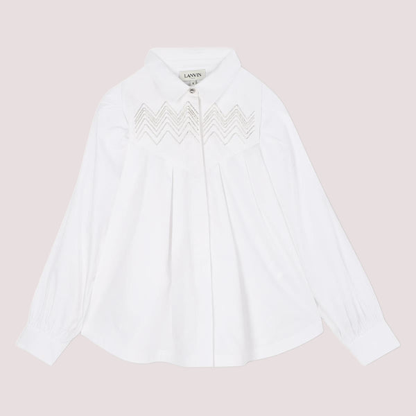 Camicia con ricamo di perline N30259 /10P LANVIN 