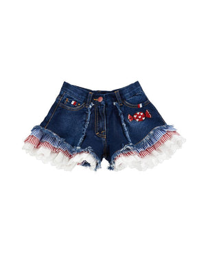 Shorts in denim 19G401 7015 /55 MONNALISA 