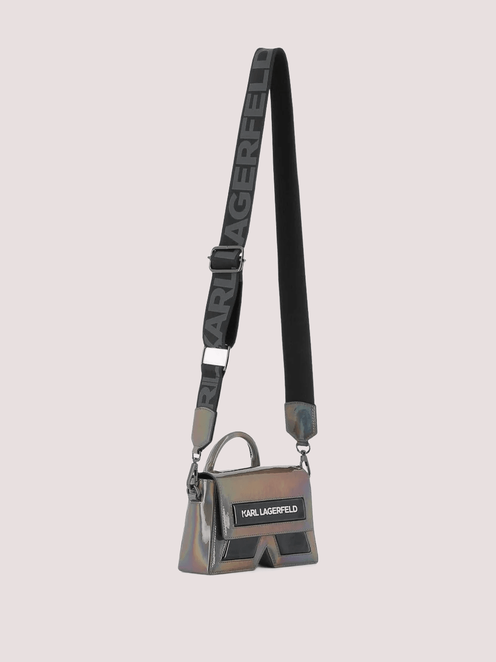 Borsa tote  nero iridescente Z31014 /09B KARL LAGERFELD 